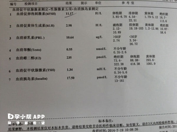 雌激素值高低可判断降调是否成功