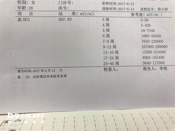 血值高于5说明怀孕了